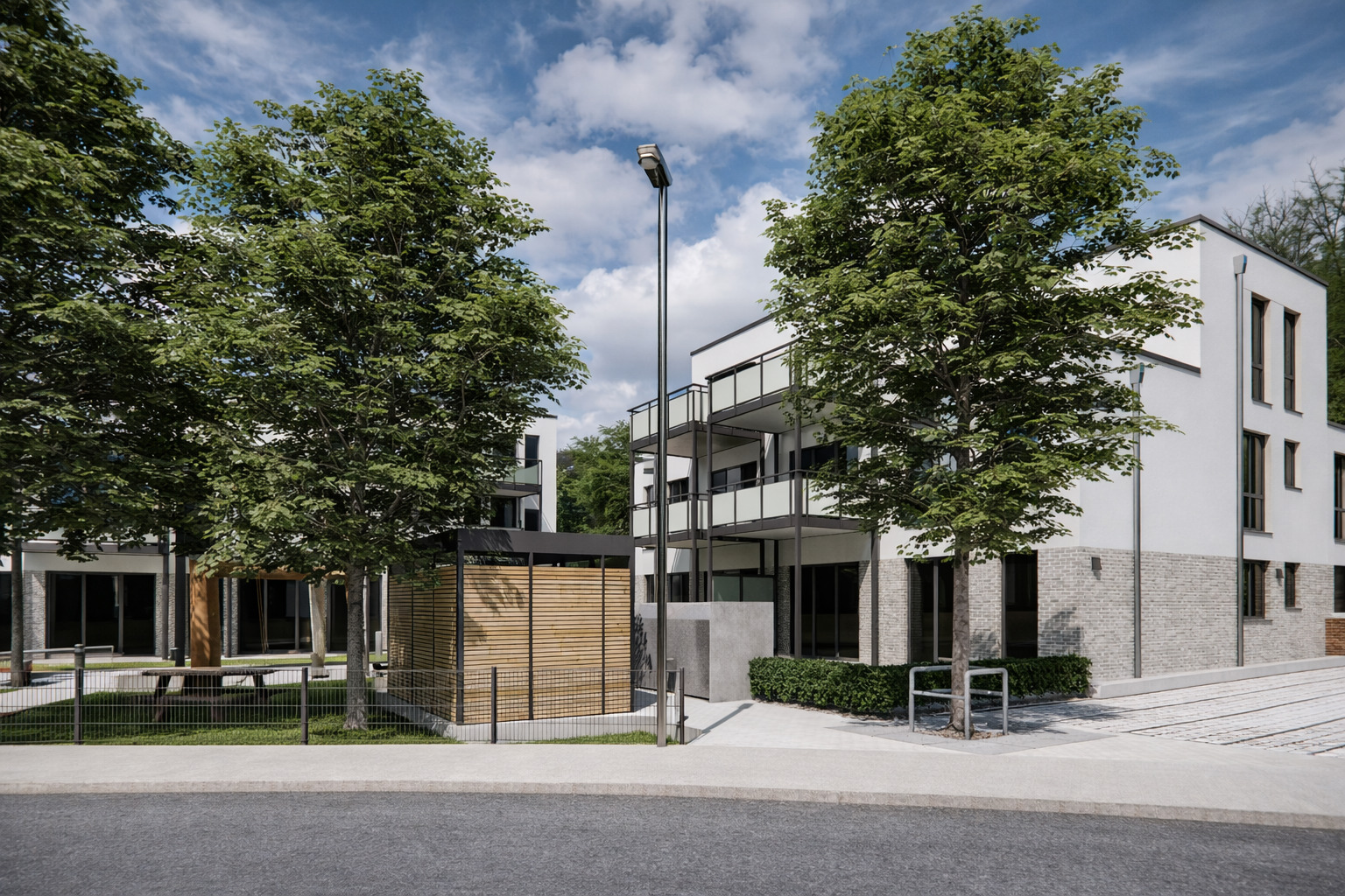 Neubau von 22 Wohneinheiten in Massivholzbauweise