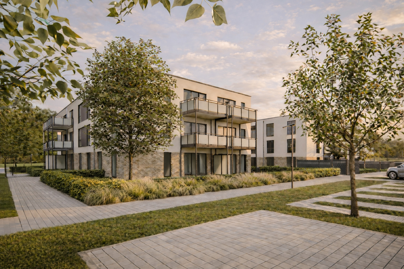 Neubau von 36 Wohneinheiten in Massivholzbauweise